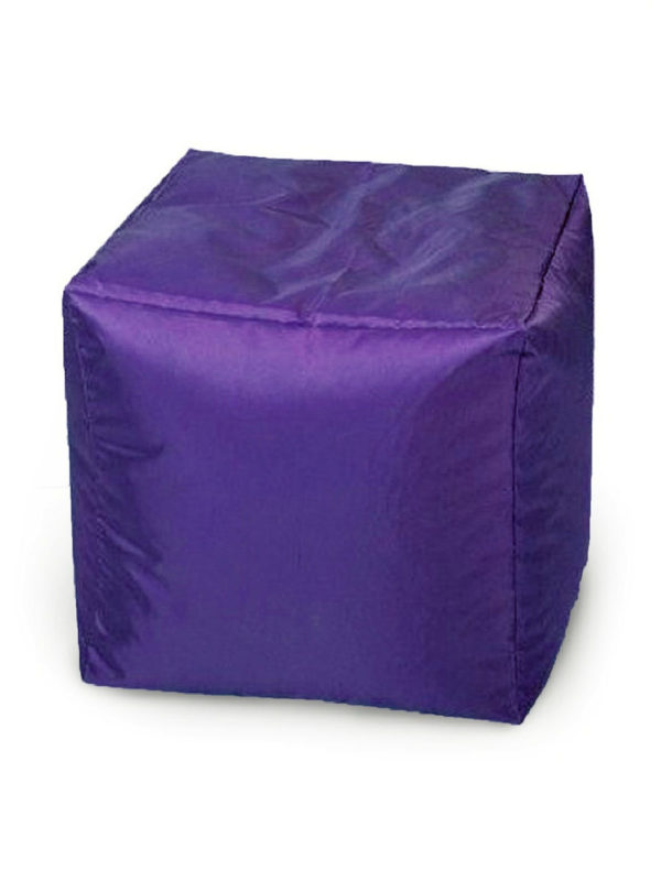 Пуфик куб фиолетовый